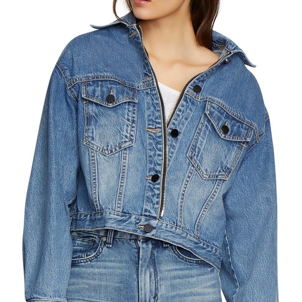 NWT Habitual Cropped Denim Jacket